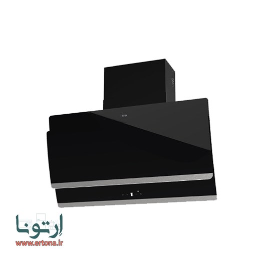 هود مورب کن مدل پارمیس مشکی استیل 90 سانت